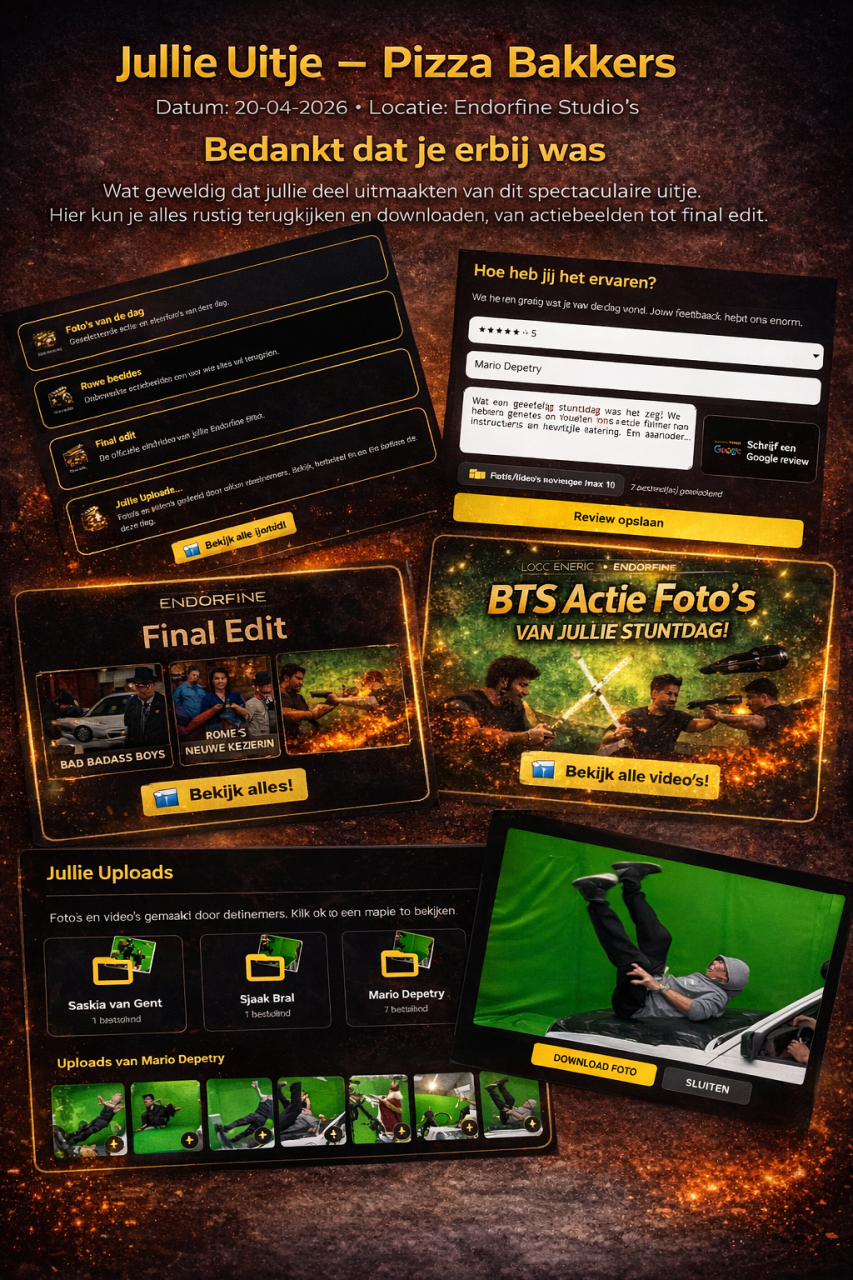 Voorbeeld deelnemerspagina